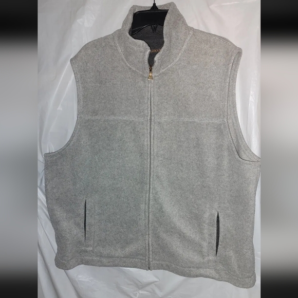 St John's Bay Polyester Men's Vest 2000s Style X Large, Gray, Pre-owned - Picture 1 of 12
